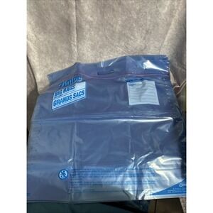 Ziploc Brand Big Bags 4 XL Big Bags 10 Gallon Size No Box Unused